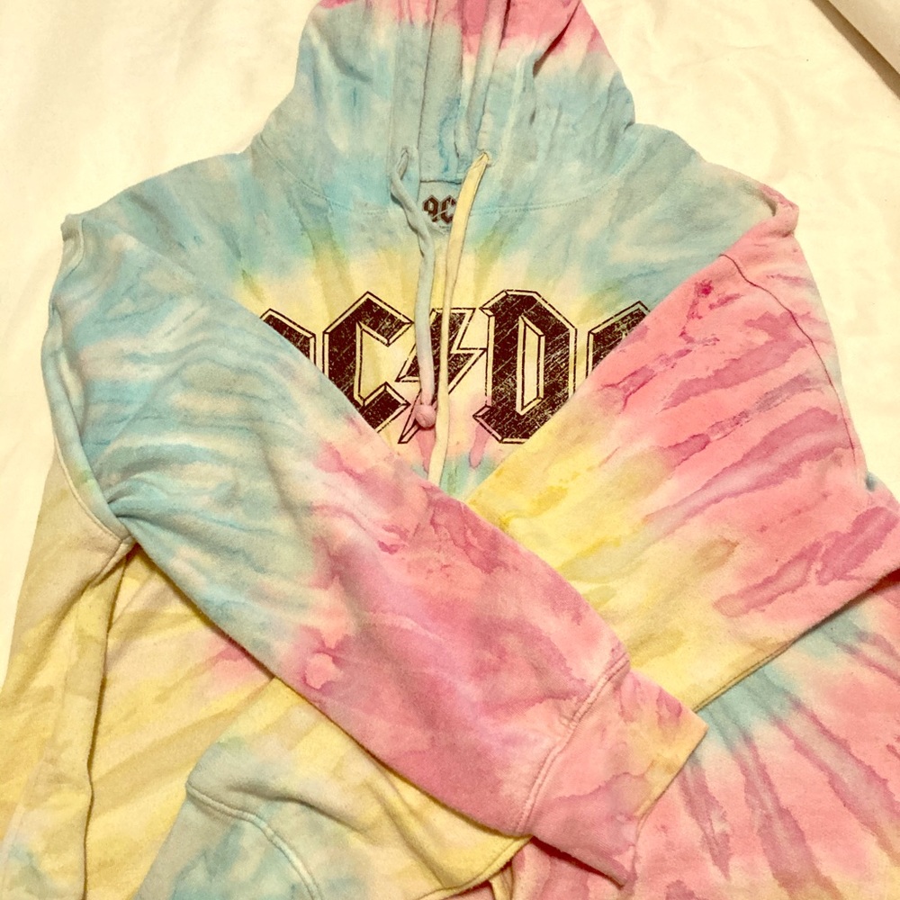 Hooded cropped t-shirt